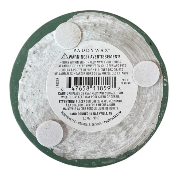 Lot of 3 PADDYWAX Eucalyptus Santal Soy Candle Concrete Base Scented Candle NWT - Picture 7 of 7